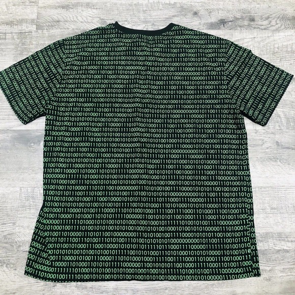 Forever 21 “Hysteria” T Shirt Mens Sz L Green & Black Boys Short Sleeve Tee E2 - Picture 3 of 5